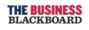 Business Blackboard logo color black and red
